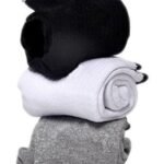 Women cotton socks ankle length free size 3 pair