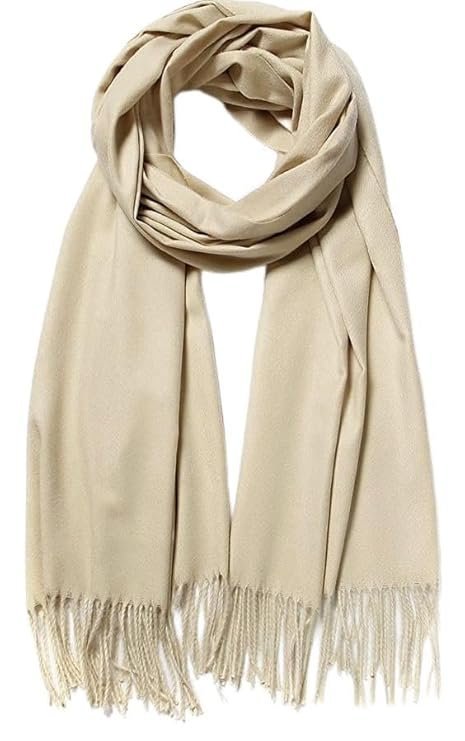 51F50zwYRAL._SY741_.jpg GIRLYZ ATTIRE Plain Solid Fashionable Woolen Winter Wear Thin Scarf/Stole/Shawl For Baby Girls Womens - Image 1