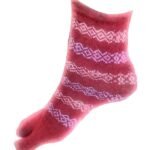 Women's Printed Ankle Length Double Knit Thumb Cotton Multicolored Socks Combo Random Colours & Design (PACK OF