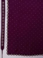 Women's Satin Georgette Siroski Work Saree with Blouse Piece - Image 3