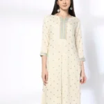 Women All-Over Print Straight Kurta