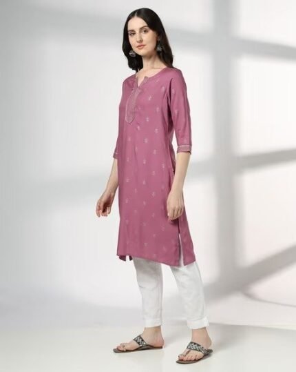 Women Printed Straight Kurta