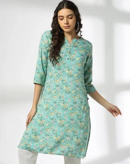 Women Printed Straight Kurta