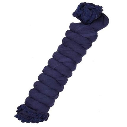 Women's Solid Cotton Dupatta (Navy Blue)